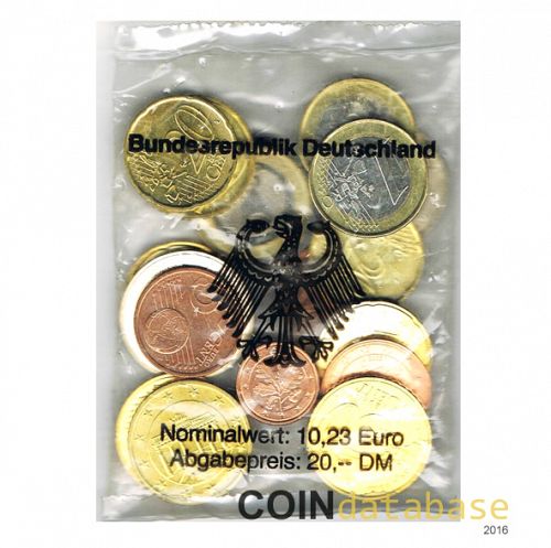 Set Obverse Image minted in GERMANY in 2002F (Starter pack)  - The Coin Database