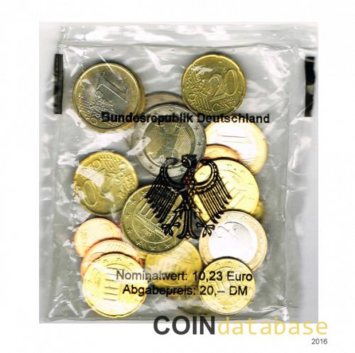 Set Obverse Image minted in GERMANY in 2002G (Starter pack)  - The Coin Database