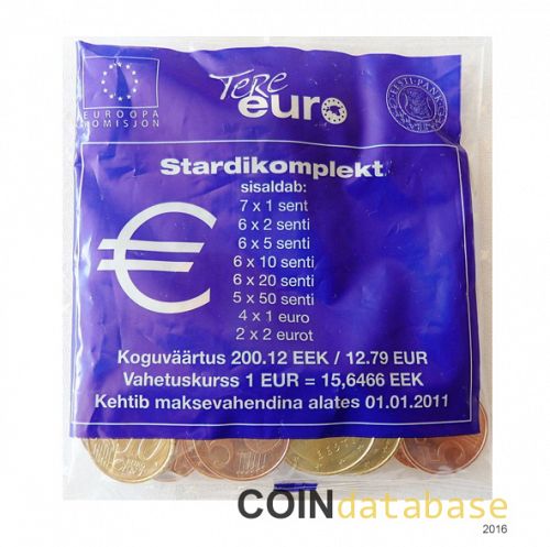 Set Obverse Image minted in ESTONIA in 2011 (Starter pack)  - The Coin Database