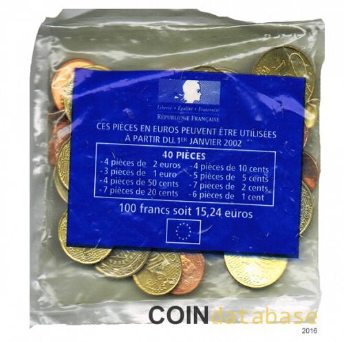 Set Obverse Image minted in FRANCE in 1999/01 (Starter pack)  - The Coin Database