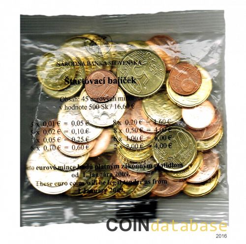 Set Obverse Image minted in SLOVAKIA in 2009 (Starter pack)  - The Coin Database