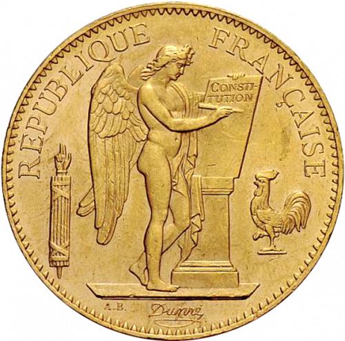 100 Francs Obverse Image minted in FRANCE in 1906A (1871-1940 - Third Republic)  - The Coin Database