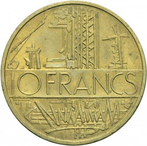 10 Francs Obverse Image minted in FRANCE in 1984 (1959-2001 - Fifth Republic)  - The Coin Database