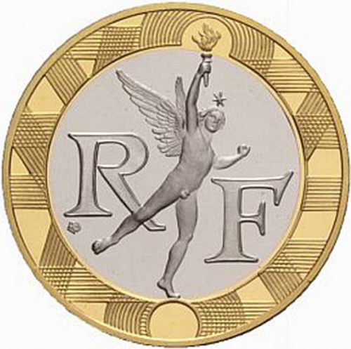 10 Francs Obverse Image minted in FRANCE in 1988 (1959-2001 - Fifth Republic)  - The Coin Database