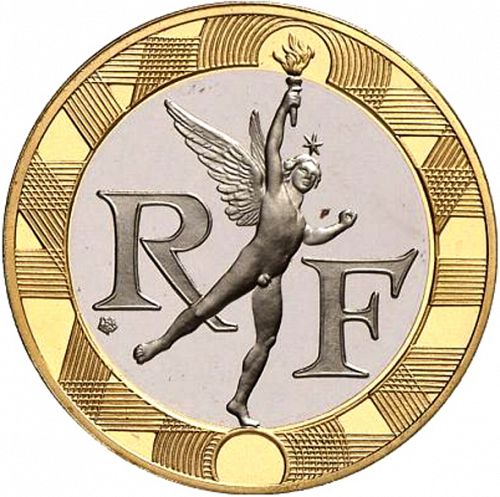10 Francs Obverse Image minted in FRANCE in 1989 (1959-2001 - Fifth Republic)  - The Coin Database