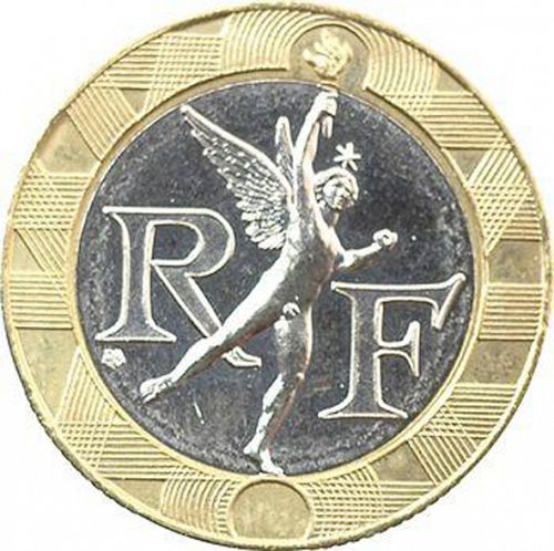 10 Francs Obverse Image minted in FRANCE in 1993 (1959-2001 - Fifth Republic)  - The Coin Database