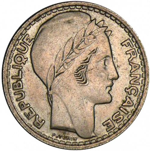 10 Francs Obverse Image minted in FRANCE in 1946 (1944-1947 - Provisional Government)  - The Coin Database