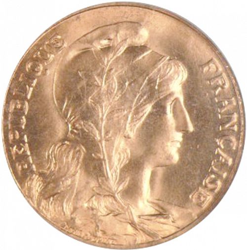 10 Centimes Obverse Image minted in FRANCE in 1903 (1871-1940 - Third Republic)  - The Coin Database