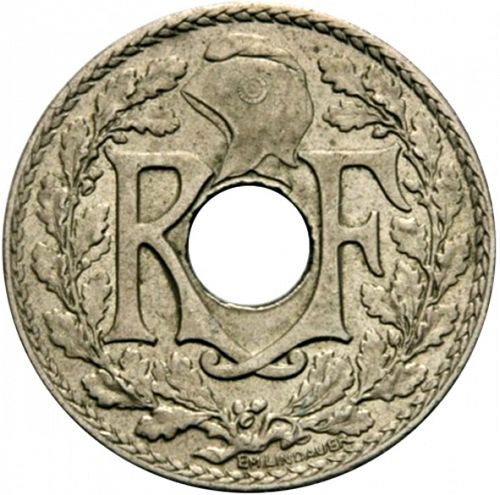 10 Centimes Reverse Image minted in FRANCE in 1922 (1871-1940 - Third Republic)  - The Coin Database