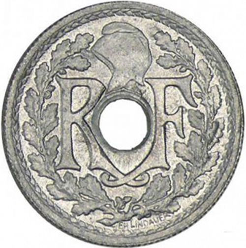 10 Centimes Obverse Image minted in FRANCE in 1945B (1944-1947 - Provisional Government)  - The Coin Database