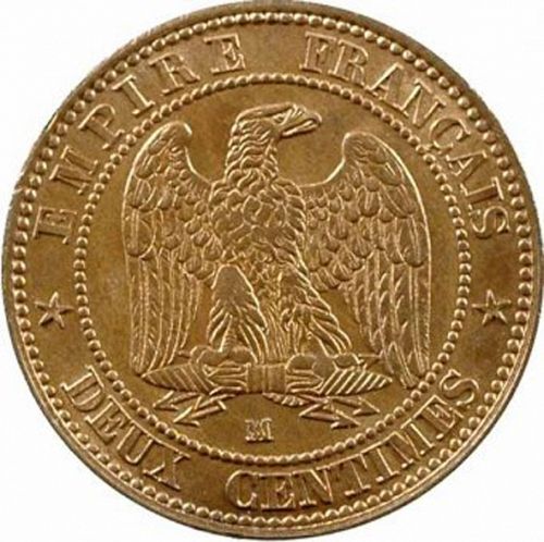 10 Centimes Reverse Image minted in FRANCE in 1855MA (1852-1870 - Napoléon III)  - The Coin Database