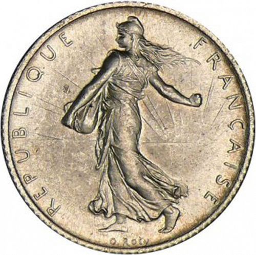 1 Franc Obverse Image minted in FRANCE in 1899 (1871-1940 - Third Republic)  - The Coin Database