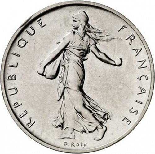 1 Franc Obverse Image minted in FRANCE in 1985 (1959-2001 - Fifth Republic)  - The Coin Database