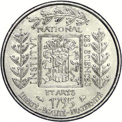 1 Franc Reverse Image minted in FRANCE in 1995 (1959-2001 - Fifth Republic)  - The Coin Database