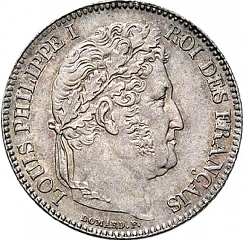 1 Franc Obverse Image minted in FRANCE in 1846B (1830-1848 - Louis Philippe I)  - The Coin Database