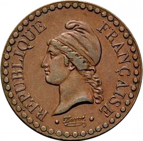1 Centime Obverse Image minted in FRANCE in 1849A (1848-1852 - Second Republic)  - The Coin Database