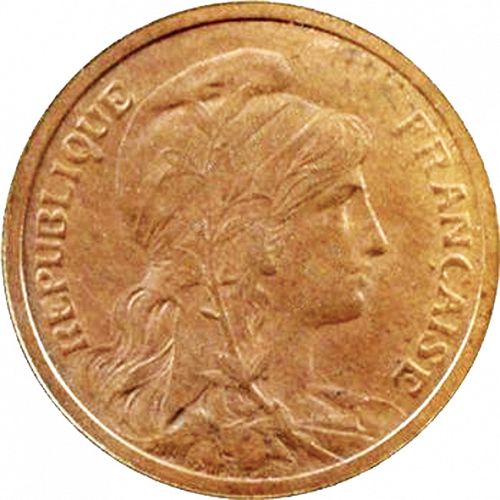 1 Centime Obverse Image minted in FRANCE in 1898 (1871-1940 - Third Republic)  - The Coin Database