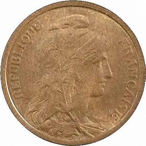 1 Centime Obverse Image minted in FRANCE in 1900 (1871-1940 - Third Republic)  - The Coin Database