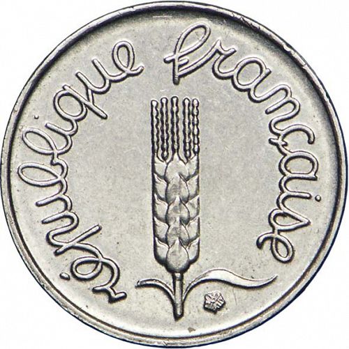 1 Centime Obverse Image minted in FRANCE in 1964 (1959-2001 - Fifth Republic)  - The Coin Database