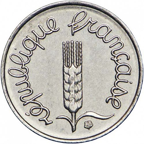 1 Centime Obverse Image minted in FRANCE in 1965 (1959-2001 - Fifth Republic)  - The Coin Database