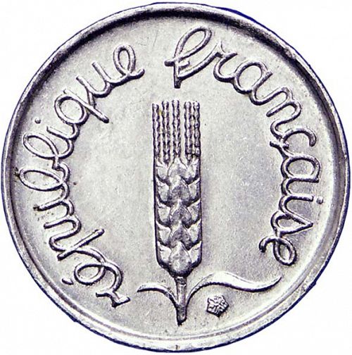 1 Centime Obverse Image minted in FRANCE in 1966 (1959-2001 - Fifth Republic)  - The Coin Database