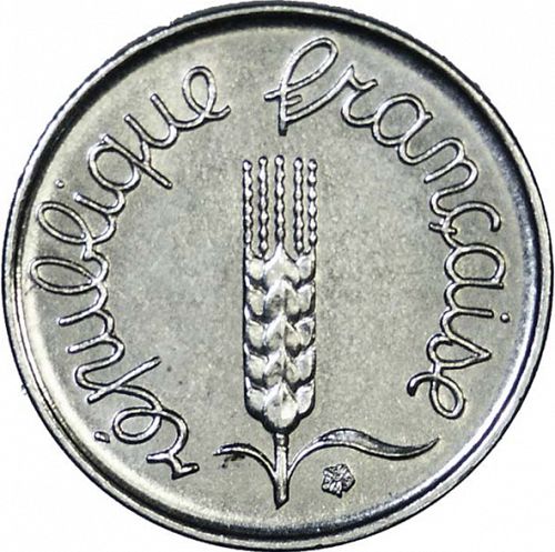1 Centime Obverse Image minted in FRANCE in 1970 (1959-2001 - Fifth Republic)  - The Coin Database
