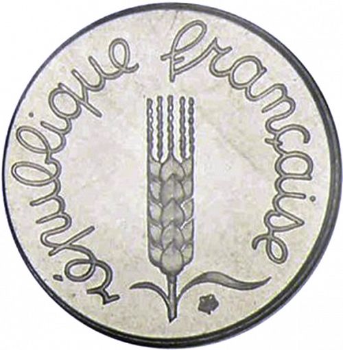 1 Centime Obverse Image minted in FRANCE in 1972 (1959-2001 - Fifth Republic)  - The Coin Database