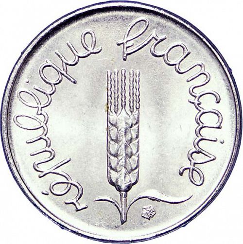 1 Centime Obverse Image minted in FRANCE in 1974 (1959-2001 - Fifth Republic)  - The Coin Database