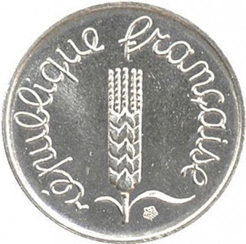 1 Centime Obverse Image minted in FRANCE in 1981 (1959-2001 - Fifth Republic)  - The Coin Database