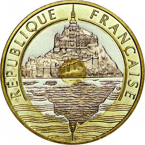 20 Francs Obverse Image minted in FRANCE in 1998 (1959-2001 - Fifth Republic)  - The Coin Database