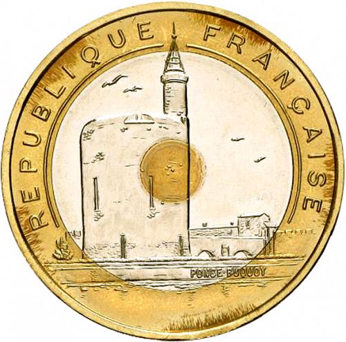 20 Francs Reverse Image minted in FRANCE in 1993 (1959-2001 - Fifth Republic)  - The Coin Database