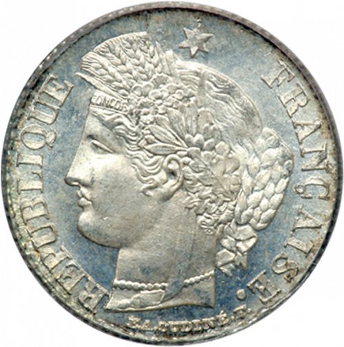 20 Centimes Obverse Image minted in FRANCE in 1849A (1848-1852 - Second Republic)  - The Coin Database