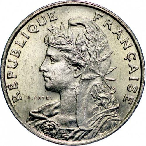 25 Centimes Obverse Image minted in FRANCE in 1903 (1871-1940 - Third Republic)  - The Coin Database