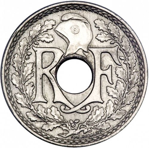 25 Centimes Obverse Image minted in FRANCE in 1914 (1871-1940 - Third Republic)  - The Coin Database