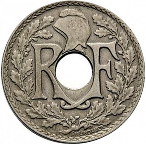 25 Centimes Obverse Image minted in FRANCE in 1921 (1871-1940 - Third Republic)  - The Coin Database