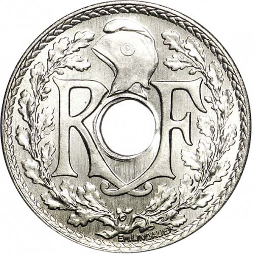 25 Centimes Obverse Image minted in FRANCE in 1927 (1871-1940 - Third Republic)  - The Coin Database