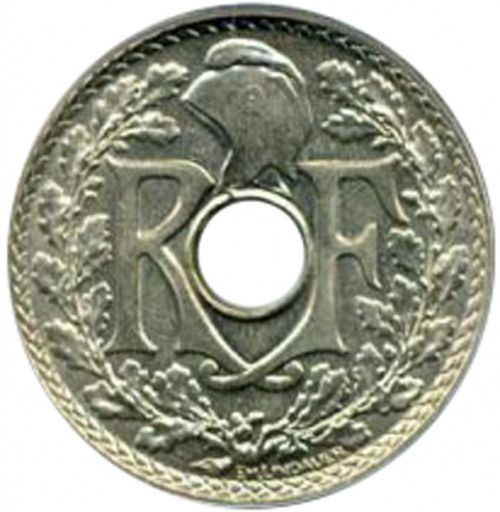 25 Centimes Obverse Image minted in FRANCE in 1939 (1871-1940 - Third Republic)  - The Coin Database