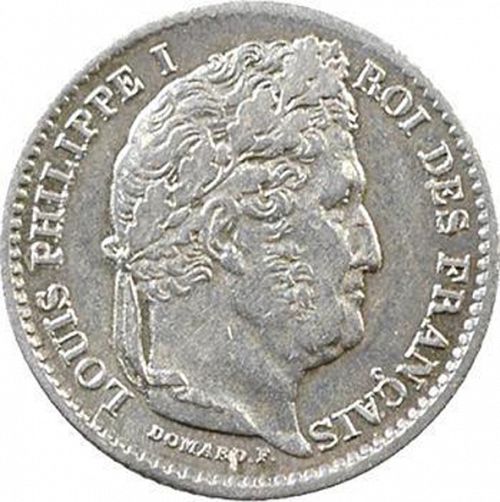 25 Centimes Obverse Image minted in FRANCE in 1846BB (1830-1848 - Louis Philippe I)  - The Coin Database