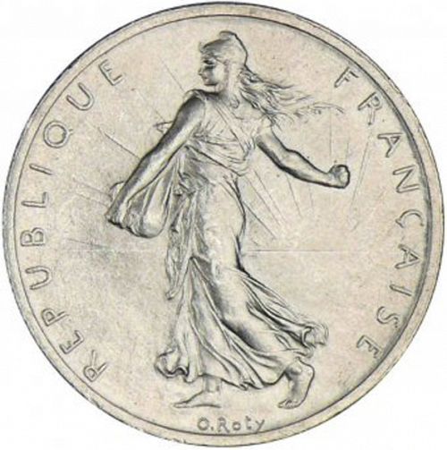 2 Francs Obverse Image minted in FRANCE in 1899 (1871-1940 - Third Republic)  - The Coin Database
