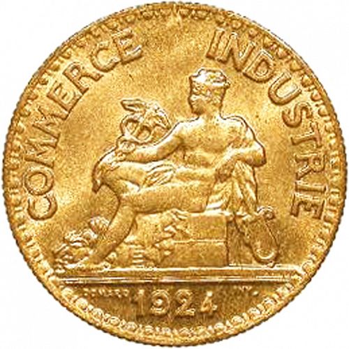 50 Centimes Obverse Image minted in FRANCE in 1924 (1871-1940 - Third Republic)  - The Coin Database