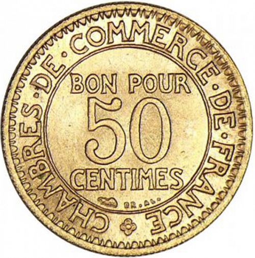 50 Centimes Reverse Image minted in FRANCE in 1928 (1871-1940 - Third Republic)  - The Coin Database