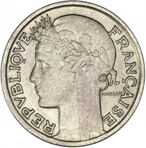 50 Centimes Obverse Image minted in FRANCE in 1947 (1944-1947 - Provisional Government)  - The Coin Database