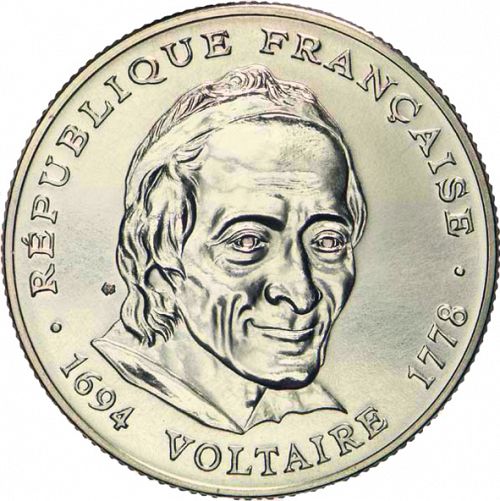 5 Francs Obverse Image minted in FRANCE in 1994 (1959-2001 - Fifth Republic)  - The Coin Database
