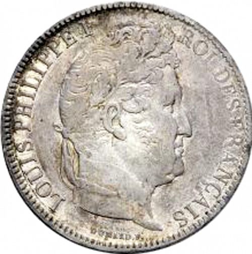 5 Francs Obverse Image minted in FRANCE in 1831MA (1830-1848 - Louis Philippe I)  - The Coin Database