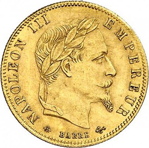 5 Francs Obverse Image minted in FRANCE in 1863A (1852-1870 - Napoléon III)  - The Coin Database