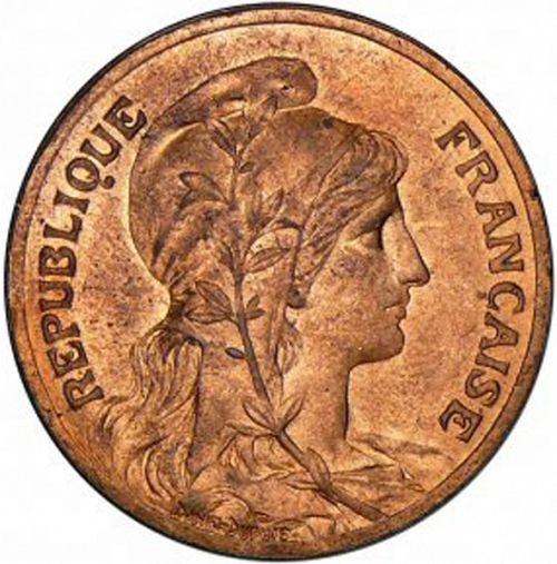 5 Centimes Obverse Image minted in FRANCE in 1906 (1871-1940 - Third Republic)  - The Coin Database