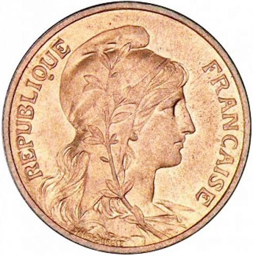 5 Centimes Obverse Image minted in FRANCE in 1912 (1871-1940 - Third Republic)  - The Coin Database