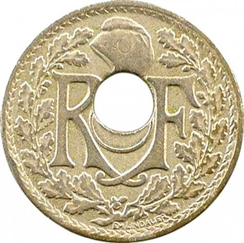 5 Centimes Obverse Image minted in FRANCE in 1920 (1871-1940 - Third Republic)  - The Coin Database