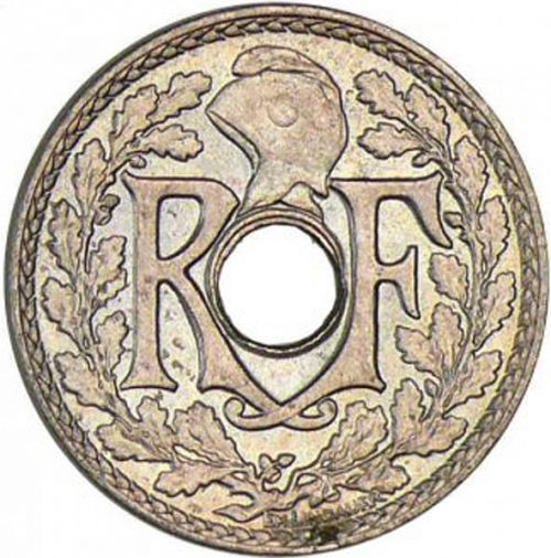 5 Centimes Obverse Image minted in FRANCE in 1932 (1871-1940 - Third Republic)  - The Coin Database