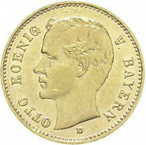 10 Mark Obverse Image minted in GERMANY in 1904D (1871-18 - Empire BAVARIA)  - The Coin Database
